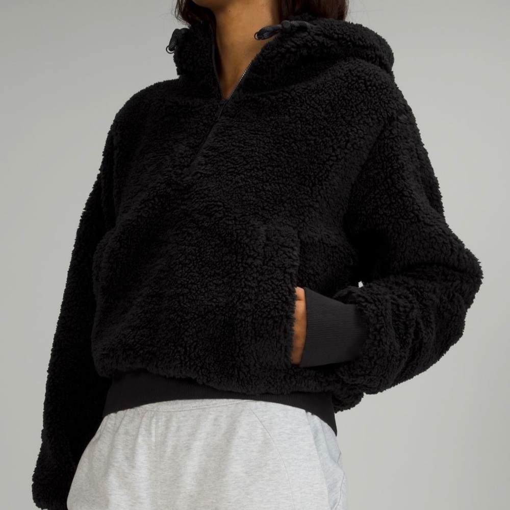 Lululemon textured fleece half-zip